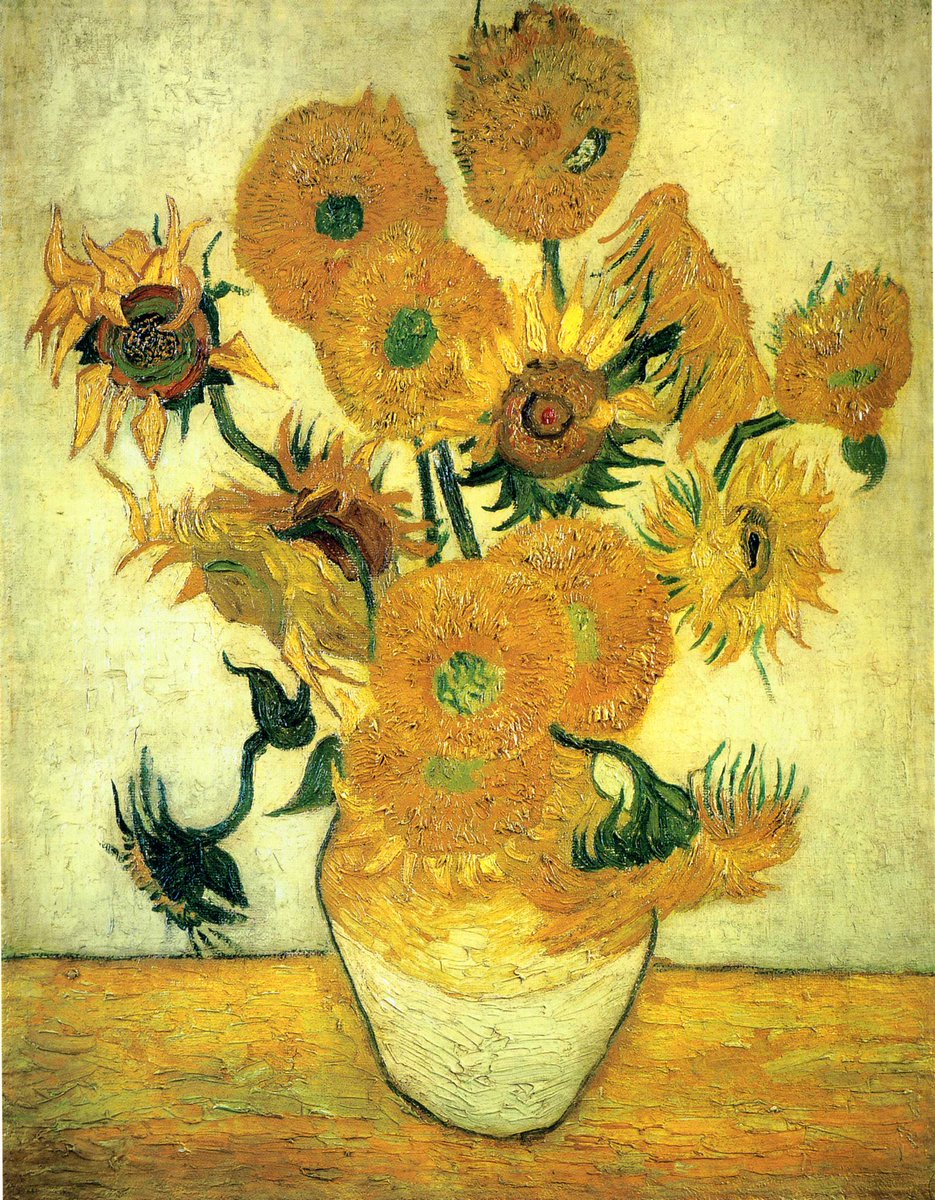 Naturaleza muerta - Jarrón con catorce girasoles, 1889, Vincent Van Gogh