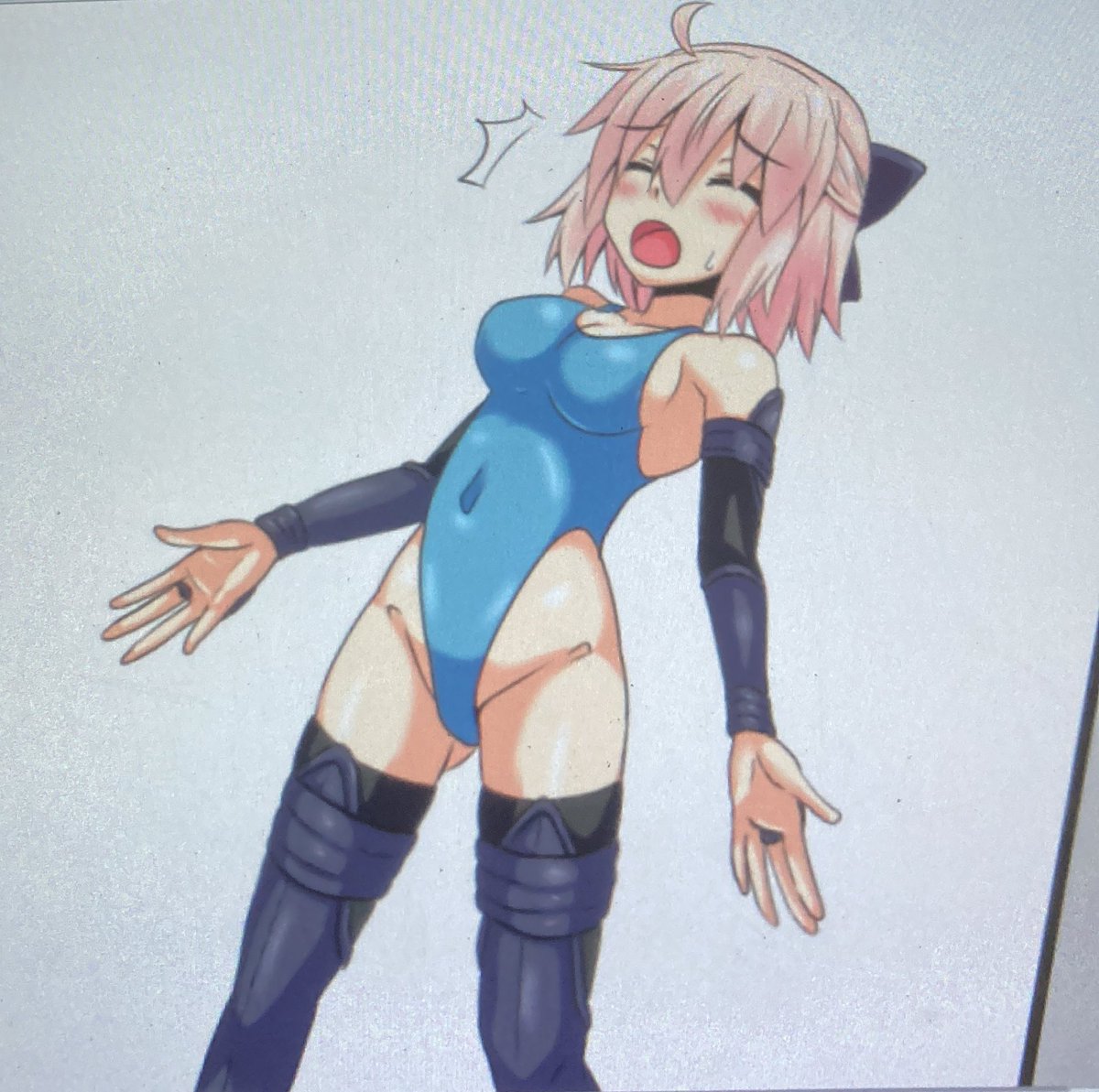 おはです〜やっぱり命中のけ反りって…いいですよねぇ_(:3」z)_ハイレグがよく見えんでい 