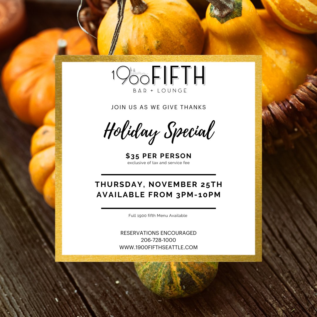 1900 FIFTH Bar + Lounge tweet media