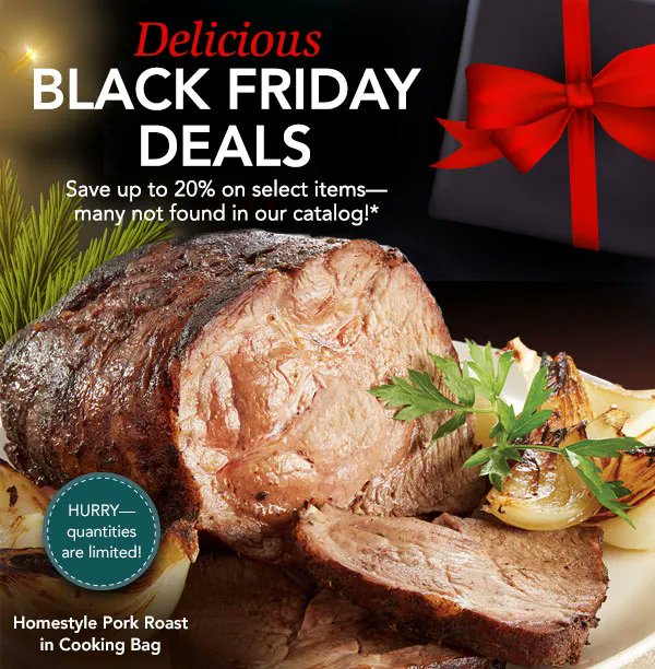 TheTenderFilet's tweet image. More juicy Black Friday deals are here!
Shop online to fill your freezer all during Cyber Week:
buff.ly/3HxYMG9
