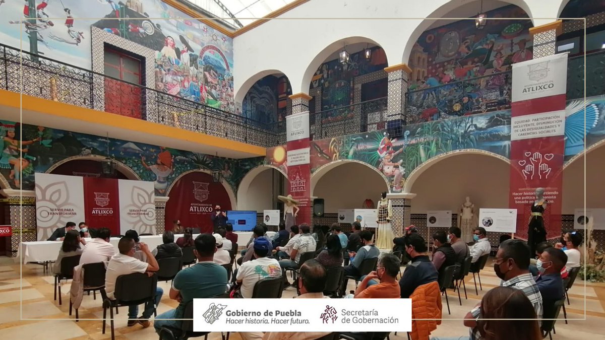 La #Segob a través de la Subsecretaría de Prevención del Delito y Derechos Humanos, impartió una capacitación en materia de #DerechosHumanos en #Atlixco, dirigida a inspectores adscritos a la Dirección de Industria y Comercio del Ayuntamiento.