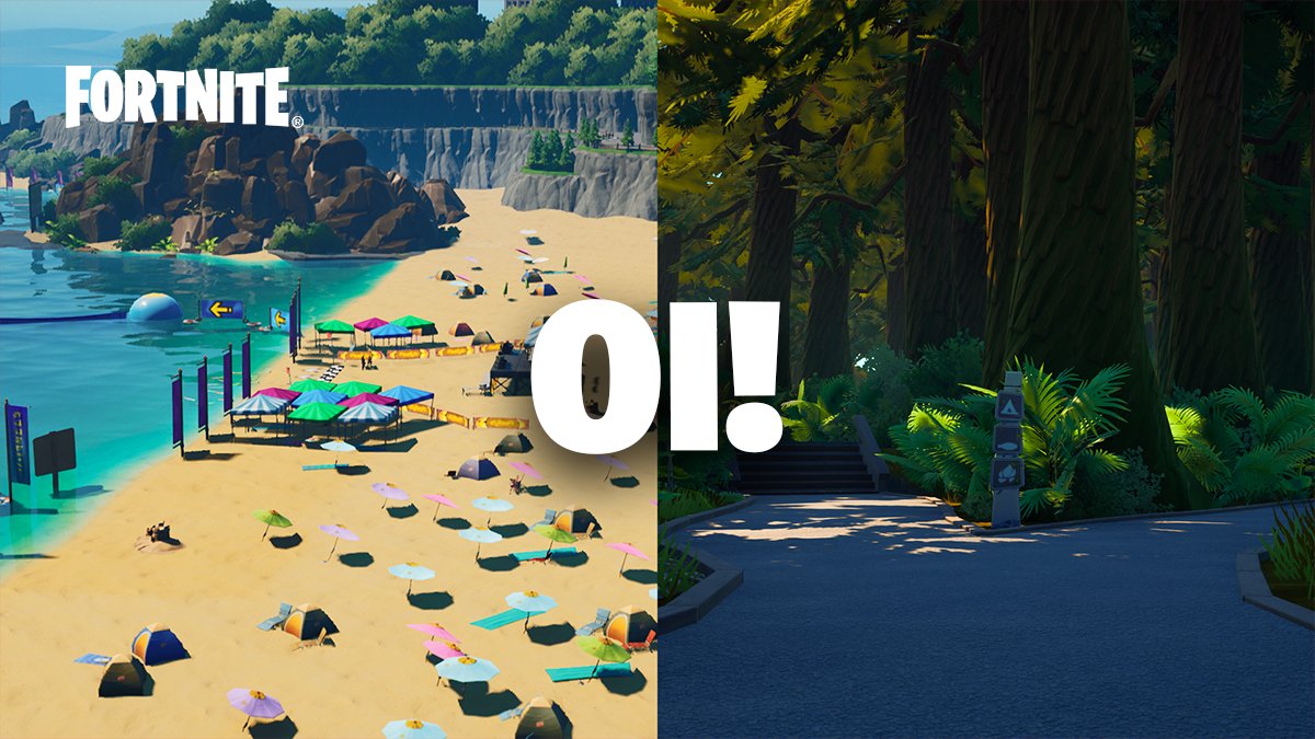 Fortnite's tweet image. Oi! Now that we've got your attention go and catch all of the latest Fortnite news direct from Australia and New Zealand at @FortniteANZ! #FortniteANZ
