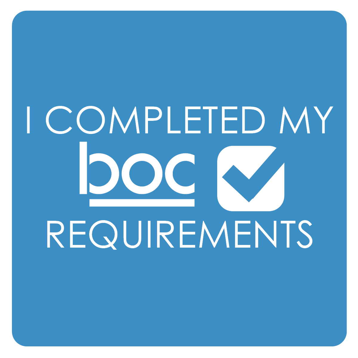 BOCATC's tweet photo. Have you completed your BOC certification maintenance requirements? Announce your accomplishment to colleagues, friends, family and followers by retweeting this icon on your Twitter page! #at4all #AthleticTrainer #bocatc #athletictraining #at4all #AthleticTrainer https://t.co/H5LRBAC33F