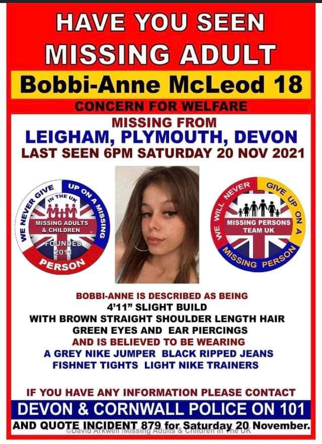 Jessica_K_2008's tweet photo. Someone must have seen something 😩 her family must be going crazy #bobbimcleod #MissingPerson #Plymouth https://t.co/WrYcWqmb81