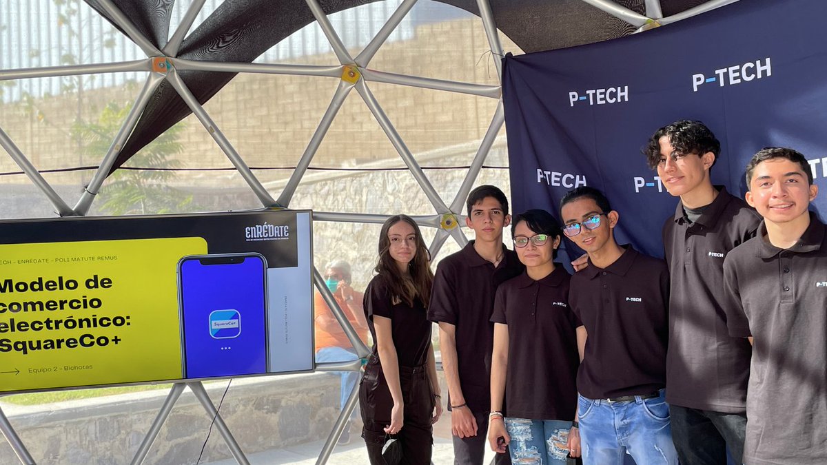 pdeleonbe's tweet photo. #Enrédate promotes #entrepreneurship among parents of #PoliMatute a #PTECH school in #Mexico. I am so proud of this team of young #PTECH students for building an e-comerce app to support this project, putting technology at the service of the community is #goodtechibm #WeArePTECH https://t.co/P8ngj4qDHm
