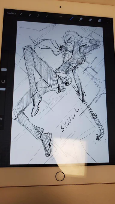 Waiting for flight back home. But getting some ideas down on the iPad for the next set of phantom thieves 