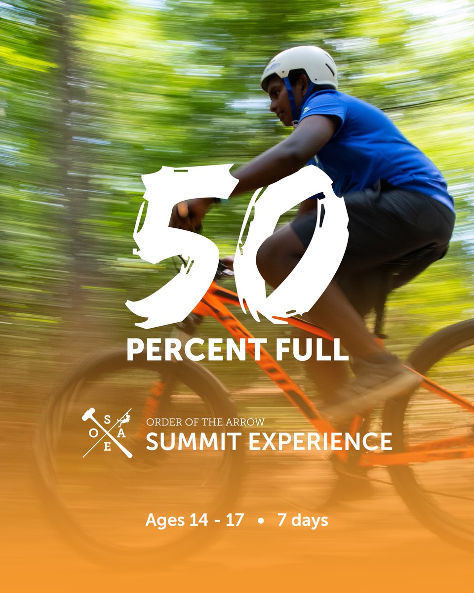 OAHA's tweet photo. Sign up today for your adventure of a lifetime on the beautiful trails of the "Mountain State" before it's too late. 2022 OA Summit Experience sessions are already half full! https://t.co/5DlD7ySX8g
#AdventureAwaits #OAHA #OASE #OABSA #ChooseOA #10000AcresOfFun https://t.co/ehwqYEyYvP