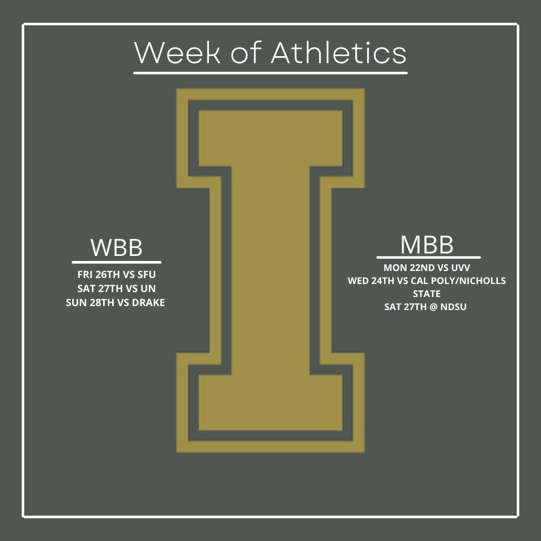 Good luck to our basketball teams!! Be sure to stream the games to watch your Vandals this week!!!