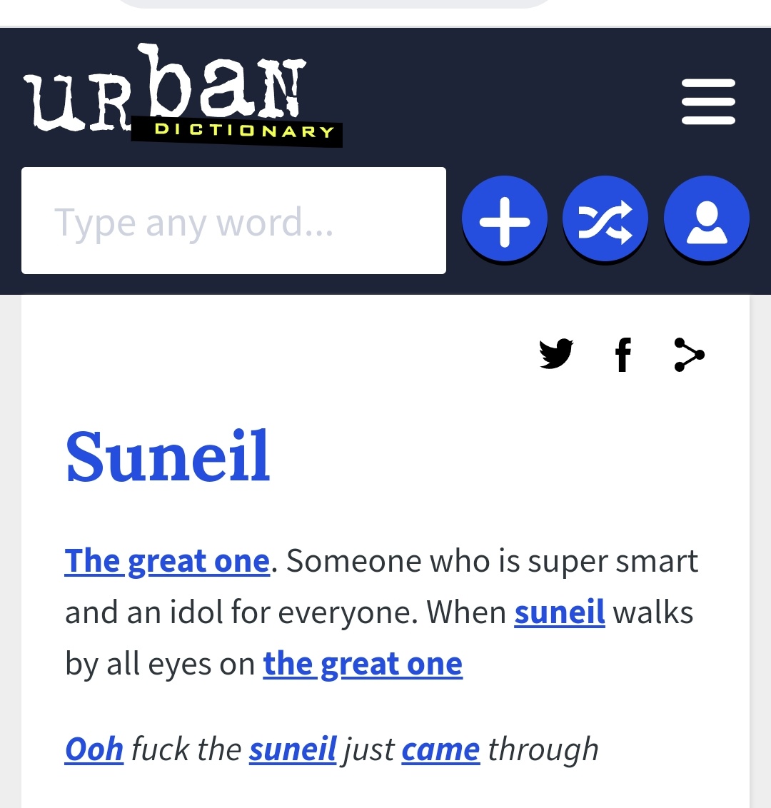 aboycalledsu's tweet photo. I'm late to this Urban Dictionary thing but hot damn it was worth the wait #Suneil https://t.co/jiKm5L4UwO