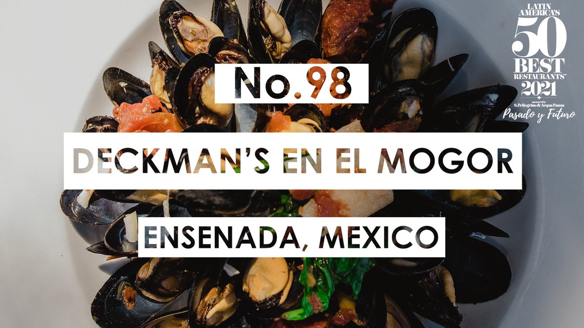 No.98 takes us to #Ensenada, #Mexico…it’s Deckman’s en el Mogor! It’s all about locality at Drew Deckman’s restaurant, surrounded by breath-taking views of vineyards and featuring its own organic orchard. #LatAm50Best <a href="/DeckmansMogor/">Deckmans En El Mogor</a> <a href="/BajaFishingChef/">Drew M. Deckman</a>