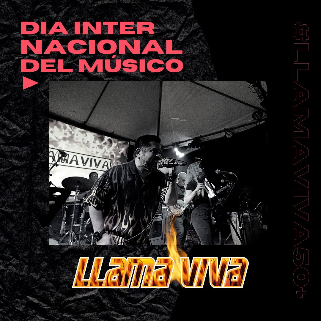 llamavivanic's tweet photo. Felicidades a todos esos grandes músicos, grandes amigos, y grandes personas, que han sido parte de las filas de Llama Viva Nicaragua y de los corazones de los nicaragüenses amantes del #Rock 
#ClassicRock #LlamaViva50Mas #DiscoParty #LiveMusic #Concert #Nicaragua https://t.co/XVO8SoOlUC