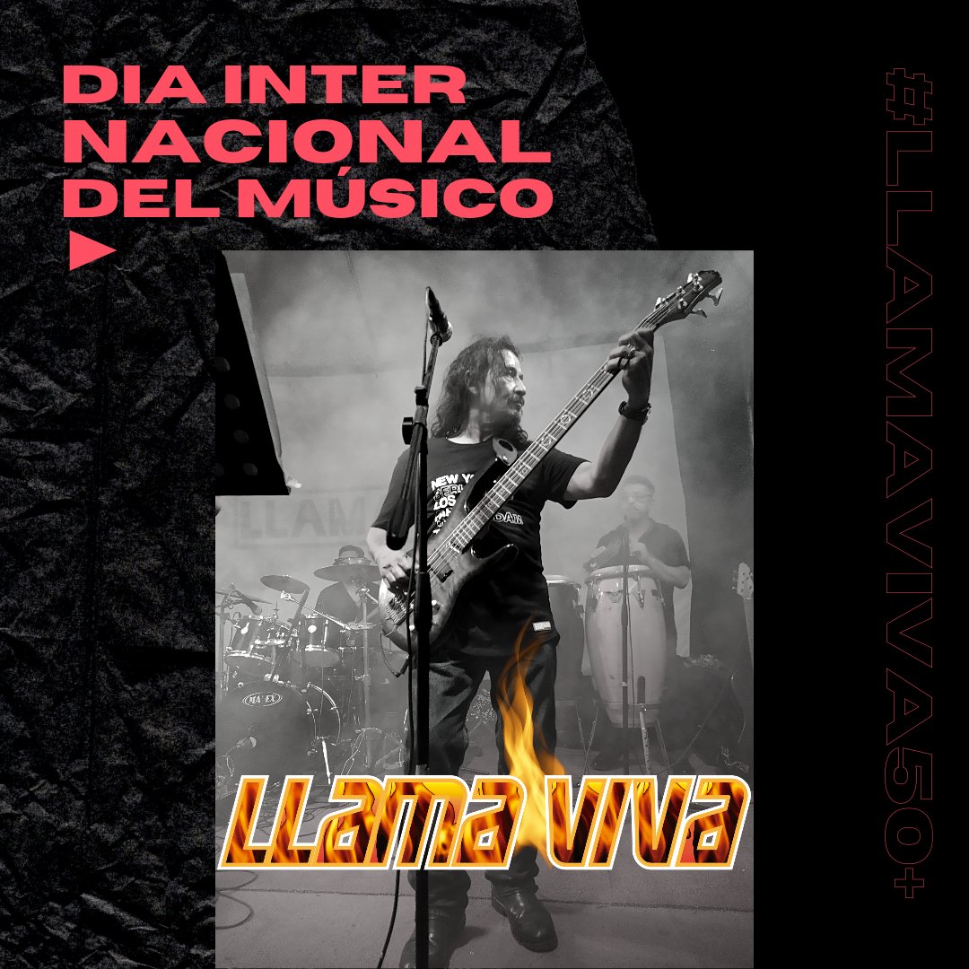 llamavivanic's tweet photo. Felicidades a todos esos grandes músicos, grandes amigos, y grandes personas, que han sido parte de las filas de Llama Viva Nicaragua y de los corazones de los nicaragüenses amantes del #Rock 
#ClassicRock #LlamaViva50Mas #DiscoParty #LiveMusic #Concert #Nicaragua https://t.co/XVO8SoOlUC