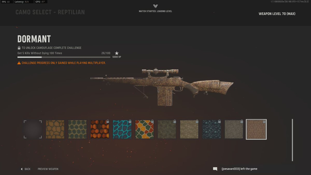 100??? is that a joke or something? <a href="/Activision/">Activision</a> <a href="/charlieINTEL/">CharlieIntel</a> It migh be the only gun that need this much :s
