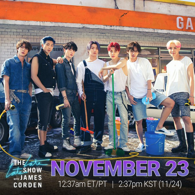 KfreshV's tweet photo. #BTS estará mañana en "The Late Late show with James Corden" https://t.co/bDJAdJSnIE