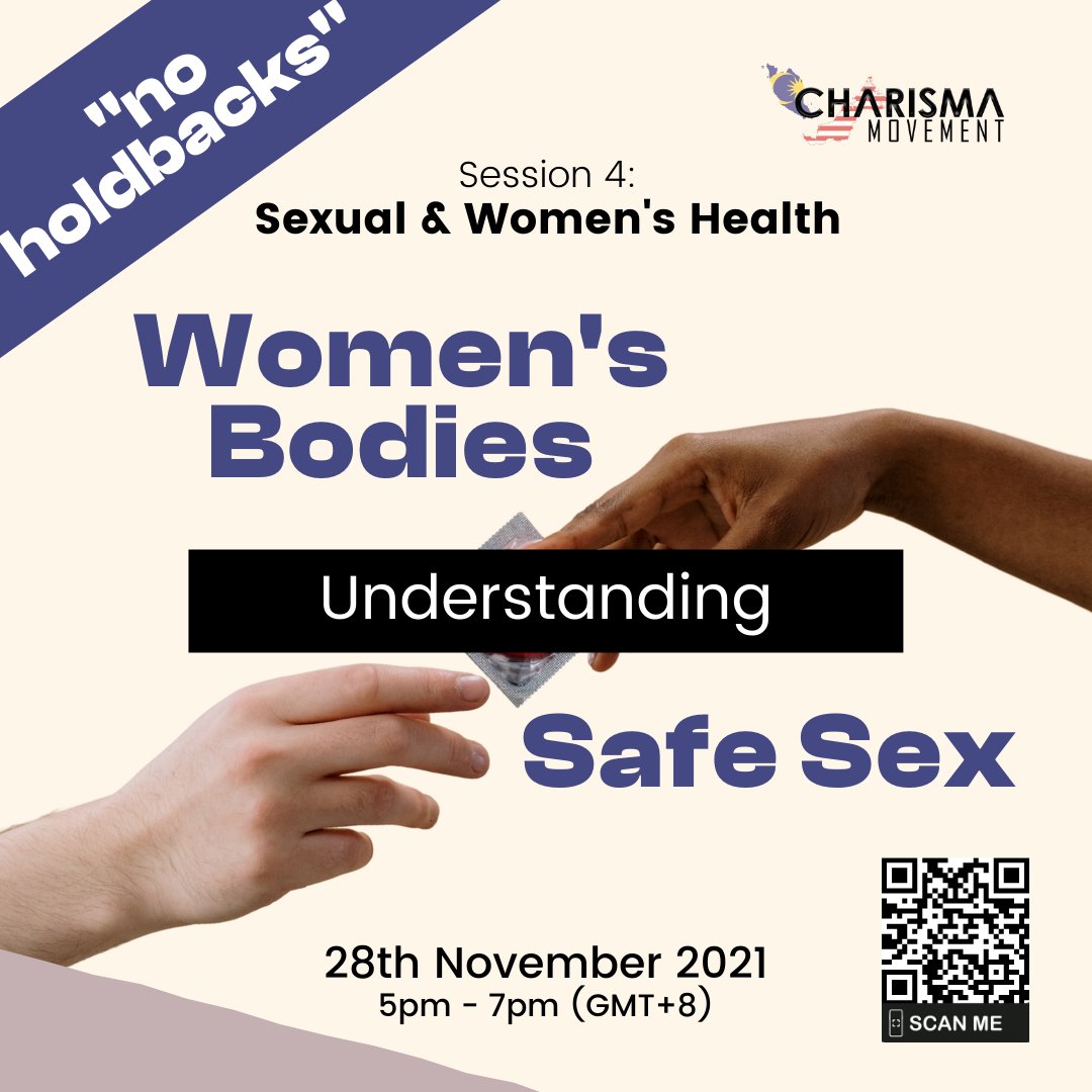 CharismaMVMT's tweet photo. Let's talk about two very natural things in our world: sex & women's bodies! If you're gonna do it, at least do it right!
Click to learn more about "No Holdbacks": https://t.co/xCX1rceKdF
RSVP here: https://t.co/gkU4j9UmF5
#NoHoldbacks #CharismaMovement #HealthcareMalaysia https://t.co/ZXmgsRwTgp