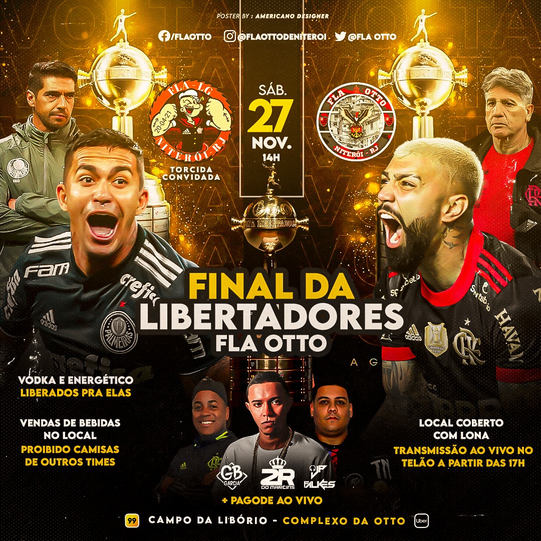 Ottto33's tweet photo. SABADÃO É TUDO NA OTTO, FINAL DE LIBERTADORES CORO VAI COMER, GRUPO DE PAGODE, BEBIDA LIBERADA PRA ELAS E MT MAIS, VEM COM NÓS 🥳🎉🎊❤️🖤💪🏾 https://t.co/kmwsWaVcBc
