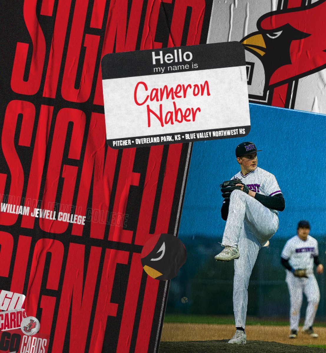 Welcome to the Jewell Baseball family, Cameron Naber #SkoCards