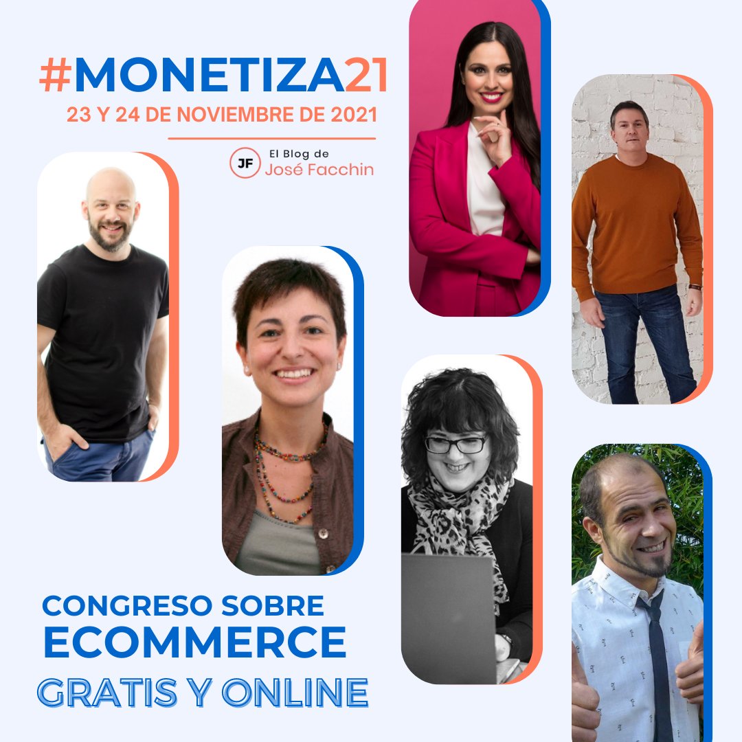 marisolramos88's tweet photo. #Monetiza21 El #Ecommerce  está de fiesta y, tú, tienes un asiento en primera fila. 
🧐¿Que si va a estar bueno?... 😱🤩¡Mira estos ponentes! https://t.co/XZPkE8v79f