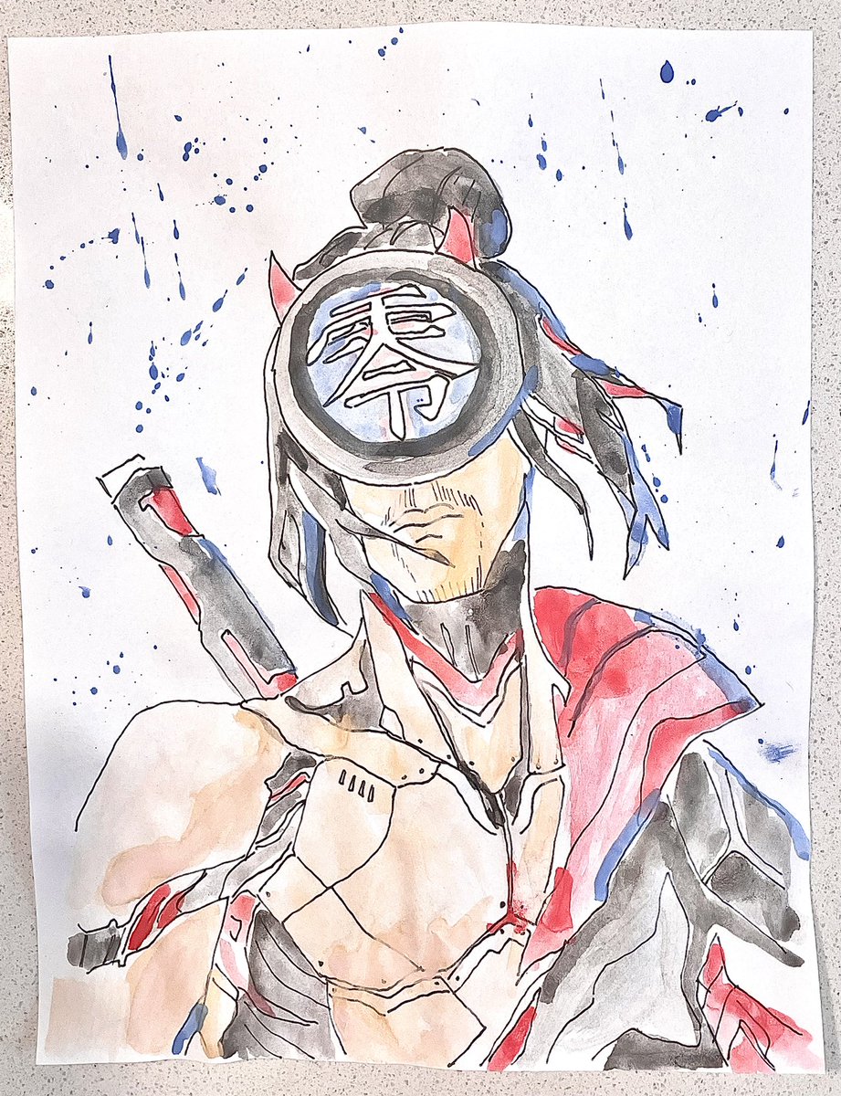 luckylabrador22's tweet photo. #fanart #watercolor @projectNANOPASS https://t.co/hg18Kxee7S