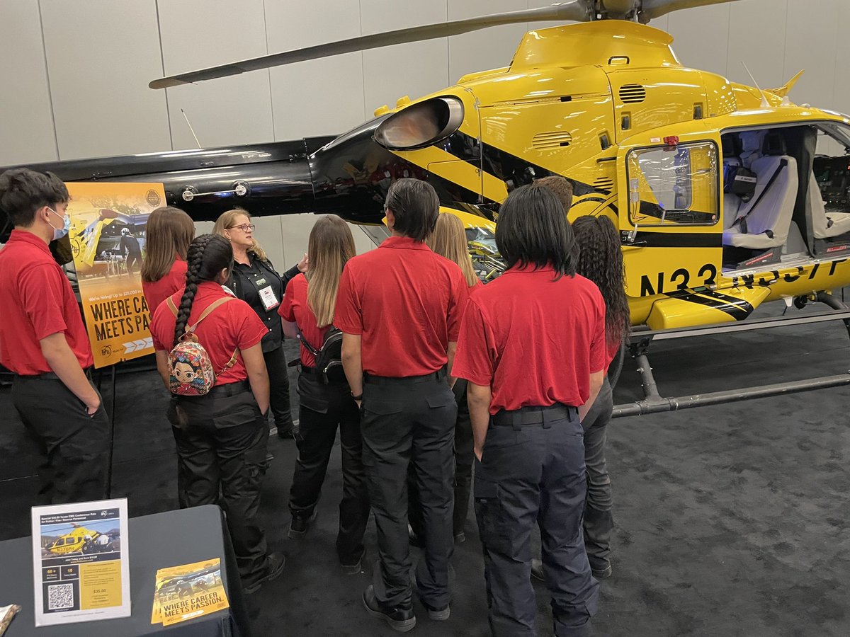 BisdEmts's tweet photo. So thank you have had the opportunity to take the Belton EMT students to the state EMS conference. They were able to network with industry partners and learn some new hands-on skills to use in the classroom and real life.   #futurehealthcare https://t.co/gcidN2X514