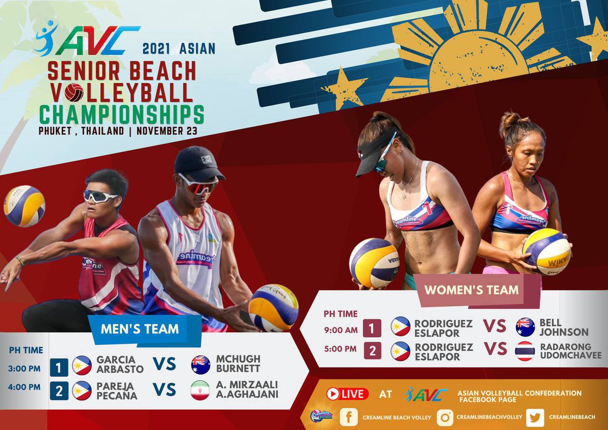 Creamline Beach Volleyball tweet media