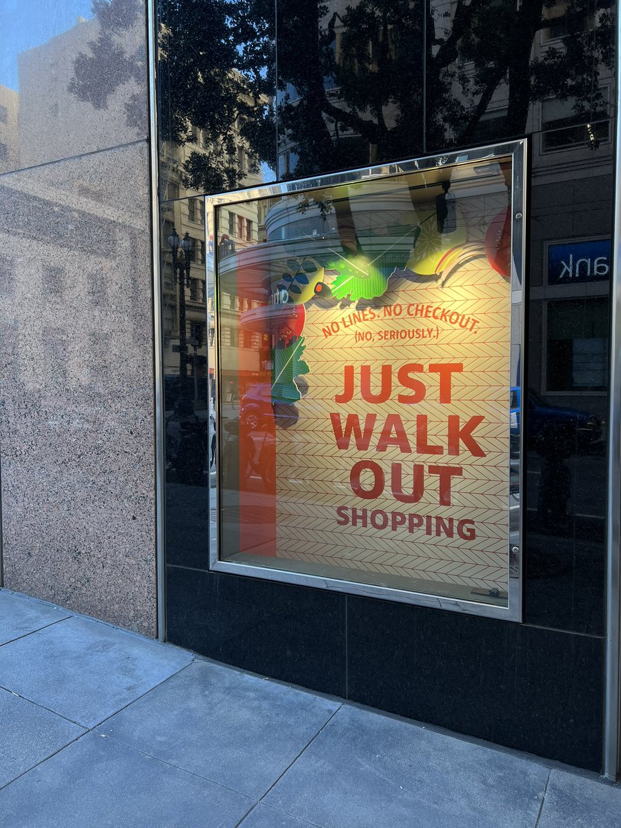 Amazon Go was ahead of it’s time. This is how shopping happens in all stores in SF now 😁
