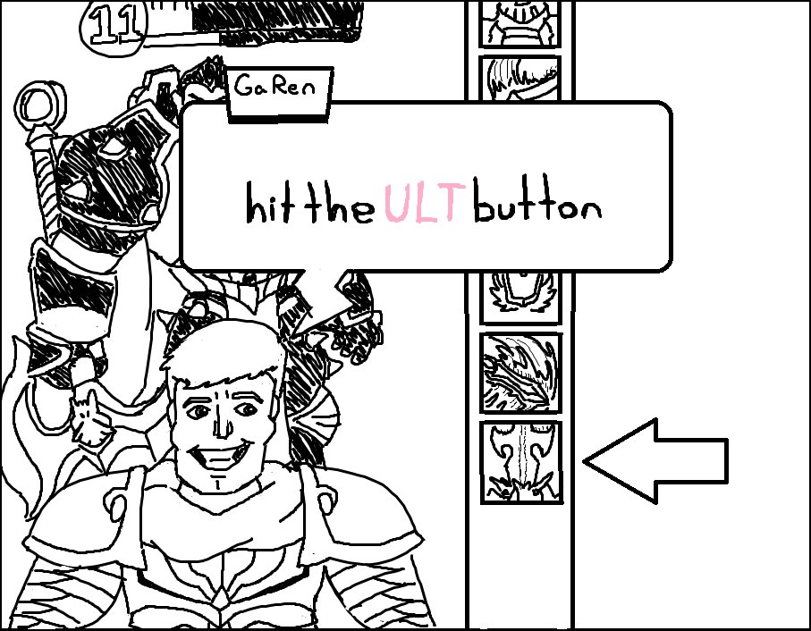 SummMain's tweet image. funny garen moment #garen #league