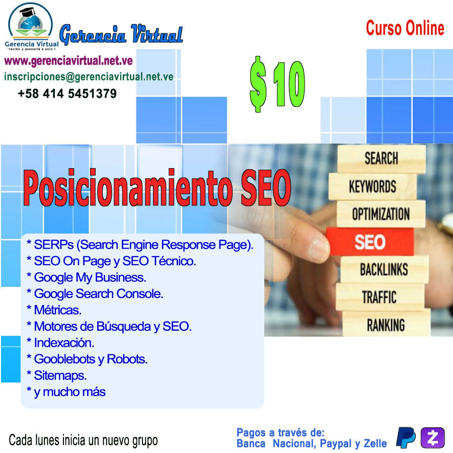 ger_virtual's tweet photo. Aprende a optimizar páginas web en #motores de #busqueda, mejora la #visualización y la #relevancia en el #ranking web, implementa las mejores prácticas y pautas para destacarte paginas web en los resultados de consultas #Seo #SEOTécnico #SarchConsole #MyBusiness #Webmaster https://t.co/KGIK8Gb9Qk