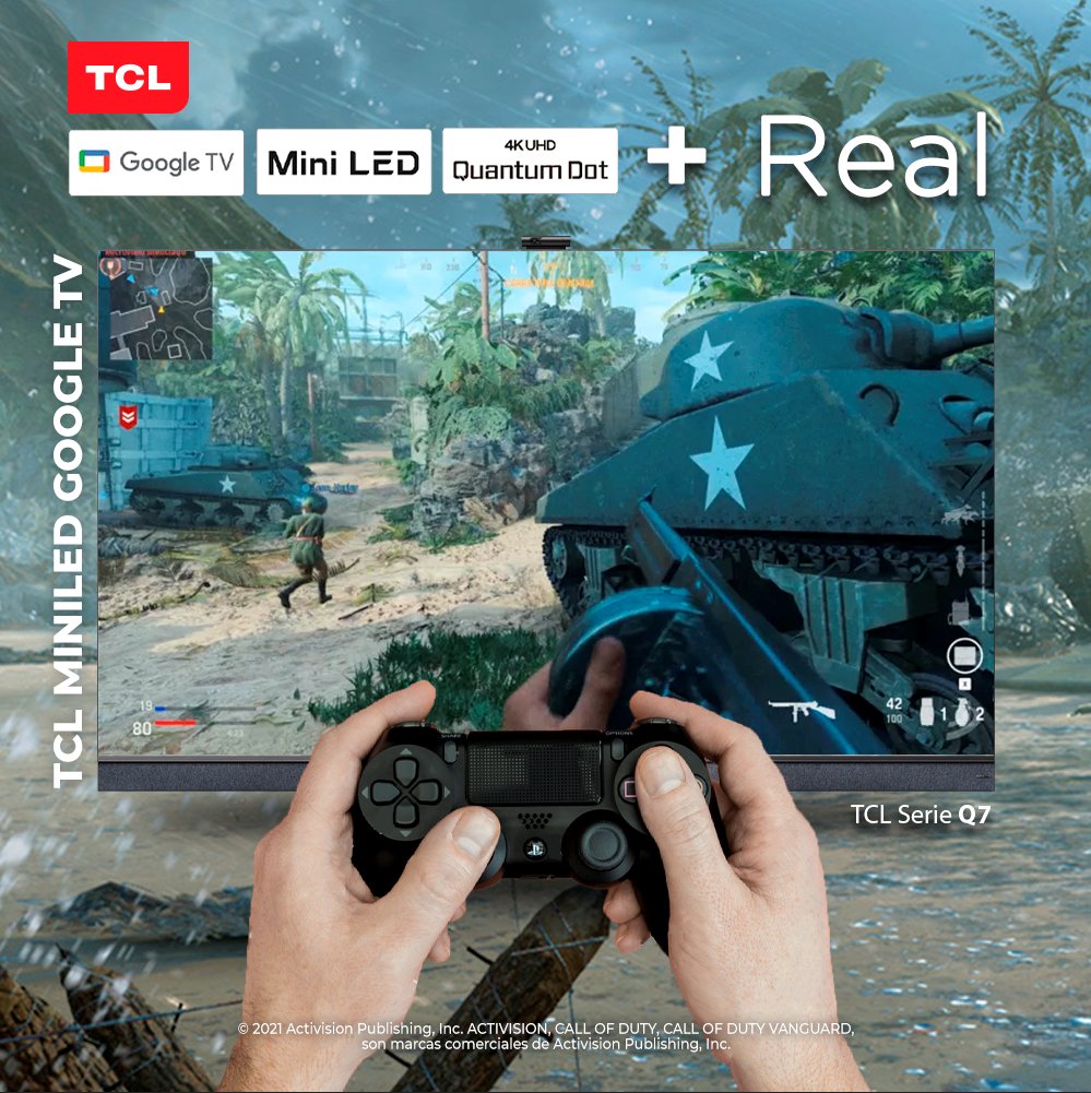 LMVmx's tweet photo. La televisión oficial de COD: #Vanguard es @tclmex #MiniLedGoogleTV. Imagen más real, procesamiento más suave y rendimiento potente, lo que necesitas para llegar al siguiente nivel: https://t.co/f46C7E99ad 🔥
✅ Inscríbete aquí: https://t.co/dqyQSZiP4R
#TCLovers #TCLChallenge https://t.co/ZQ0eaS9gkR