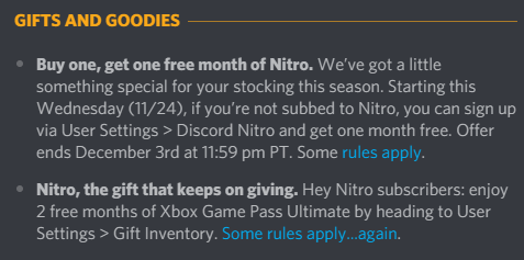 Discord is now practically begging people to rebuy Nitro. do not give in until Discord makes an official statement actually denouncing NFTs/crypto. that vague "it may still be on the table" tweet from the ceo is nothing but more nonsense.