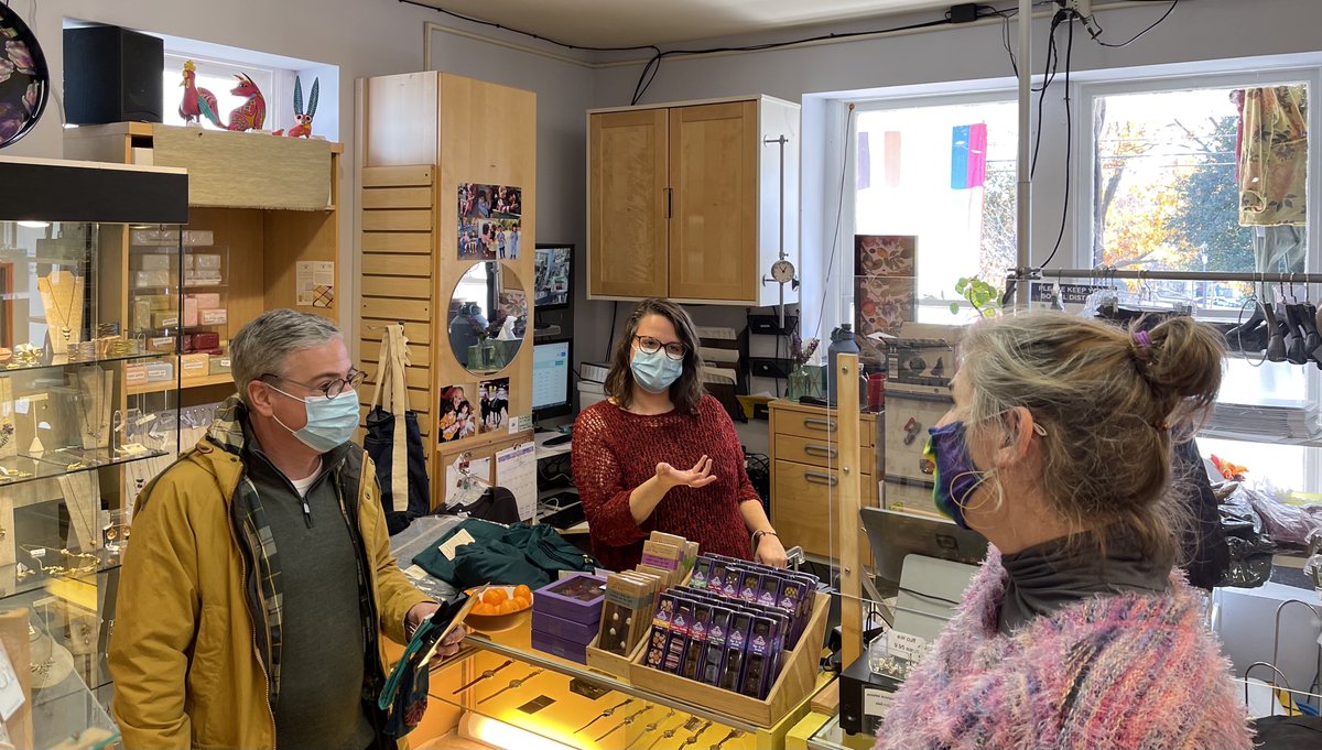 MikeforMD's tweet photo. Enjoyed holiday shopping for my girls this #SmallBusinessSaturday at Amano and @tabletopdc in Takoma Park! As someone who started and built his companies in Maryland, I’ll always be a champion for small businesses and entrepreneurs. https://t.co/6PreAO8Zso