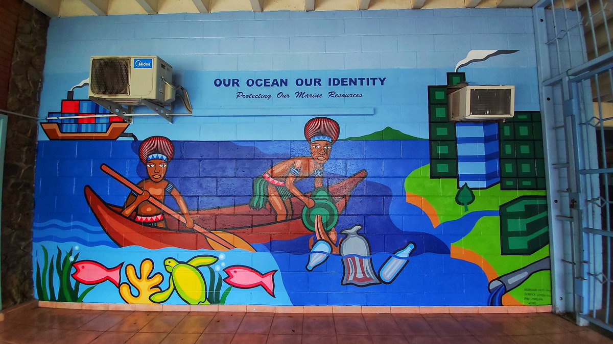 New mural at #UPNG MLT