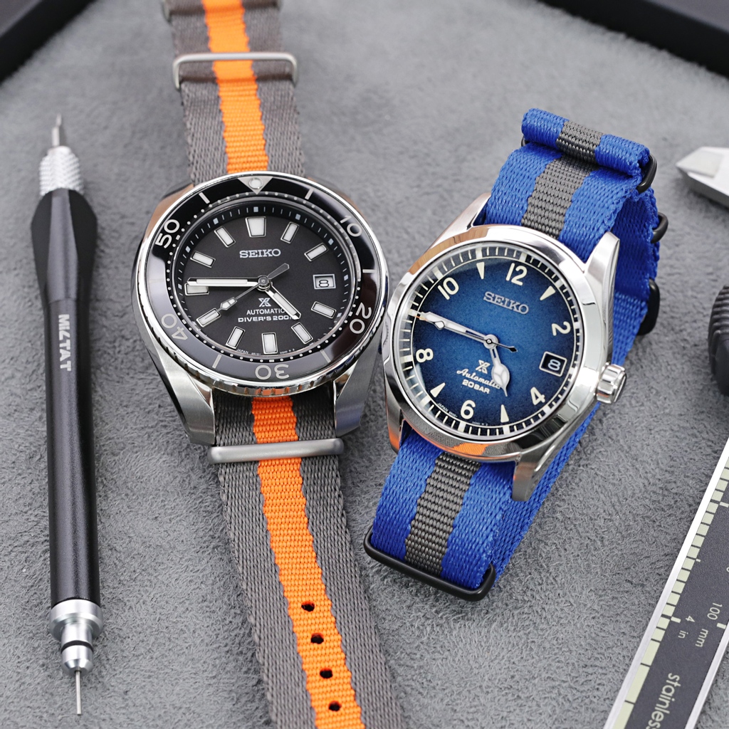 Strapcode's tweet photo. Personal Seiko Collection Strapped With Our Dual Color NATO straps!
Ref: 20A20PZZ00N2P50 & 20A20PBU59N7P51
https://t.co/qYpOxWyujq
Head over to https://t.co/zy9DiT9Sjn for more
#Strapcode
#MiLTAT
#IwantStrapcode https://t.co/ZCrtPzbxBr