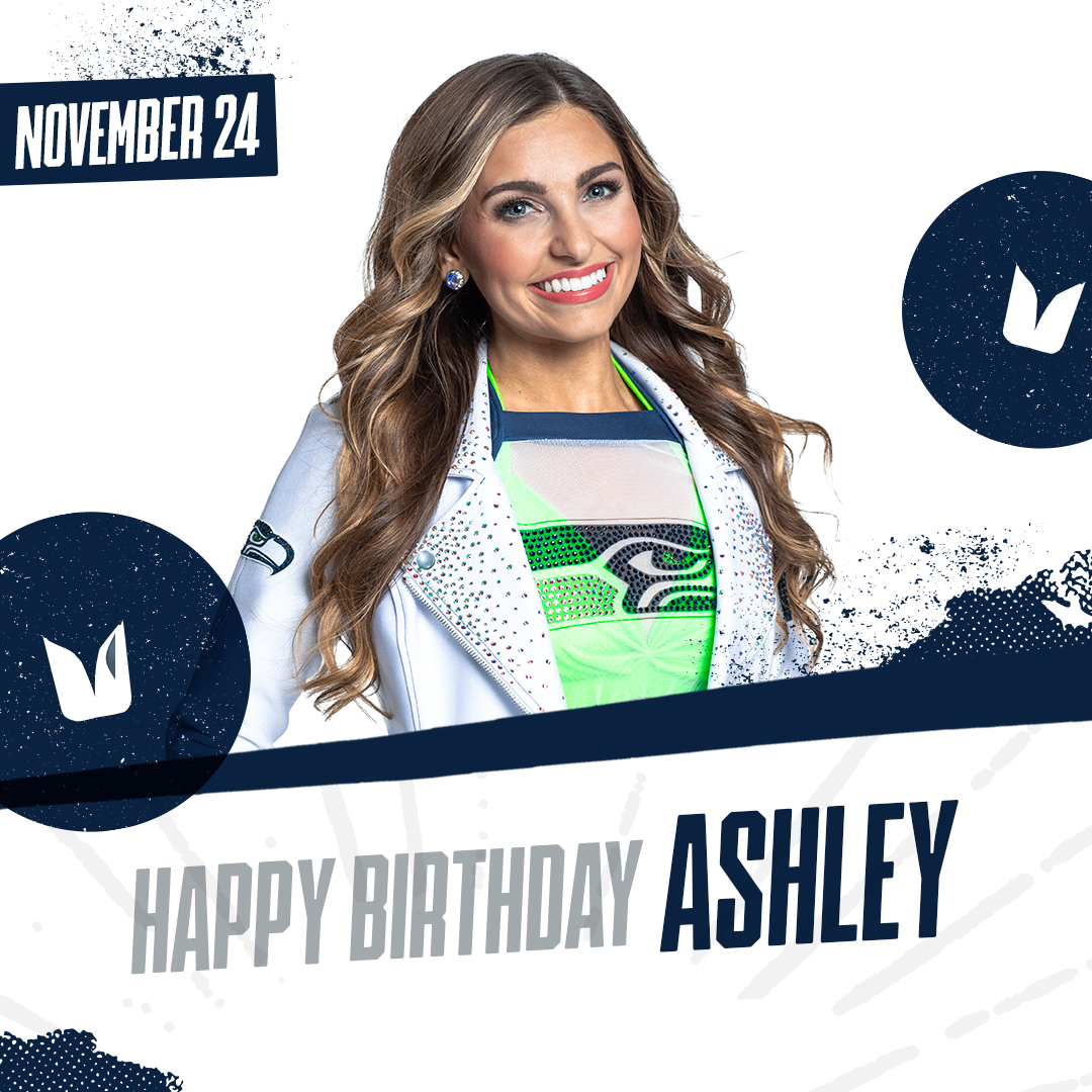 SeahawksDancers's tweet photo. RT to wish a Happy Birthday to @SeaDncr_Ashley! 🎂 https://t.co/4QFleNPXu3
