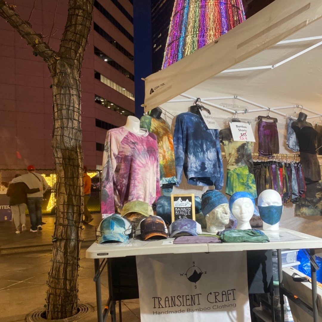 If you are in the Denver Area you can find us on 16th Street Mall, directly across from the holiday tree. Dates: November 27-28, December 4th and 11th. 

Can't shop in person, join our Black Friday and Cyber Monday Sale, NOW Through December 1st. transientcraft.com/pages/2021-hol…