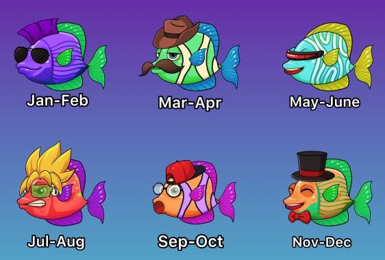 MetaFishCrew's tweet image. your birthday month is YOUR meta fish!

What one did you get?