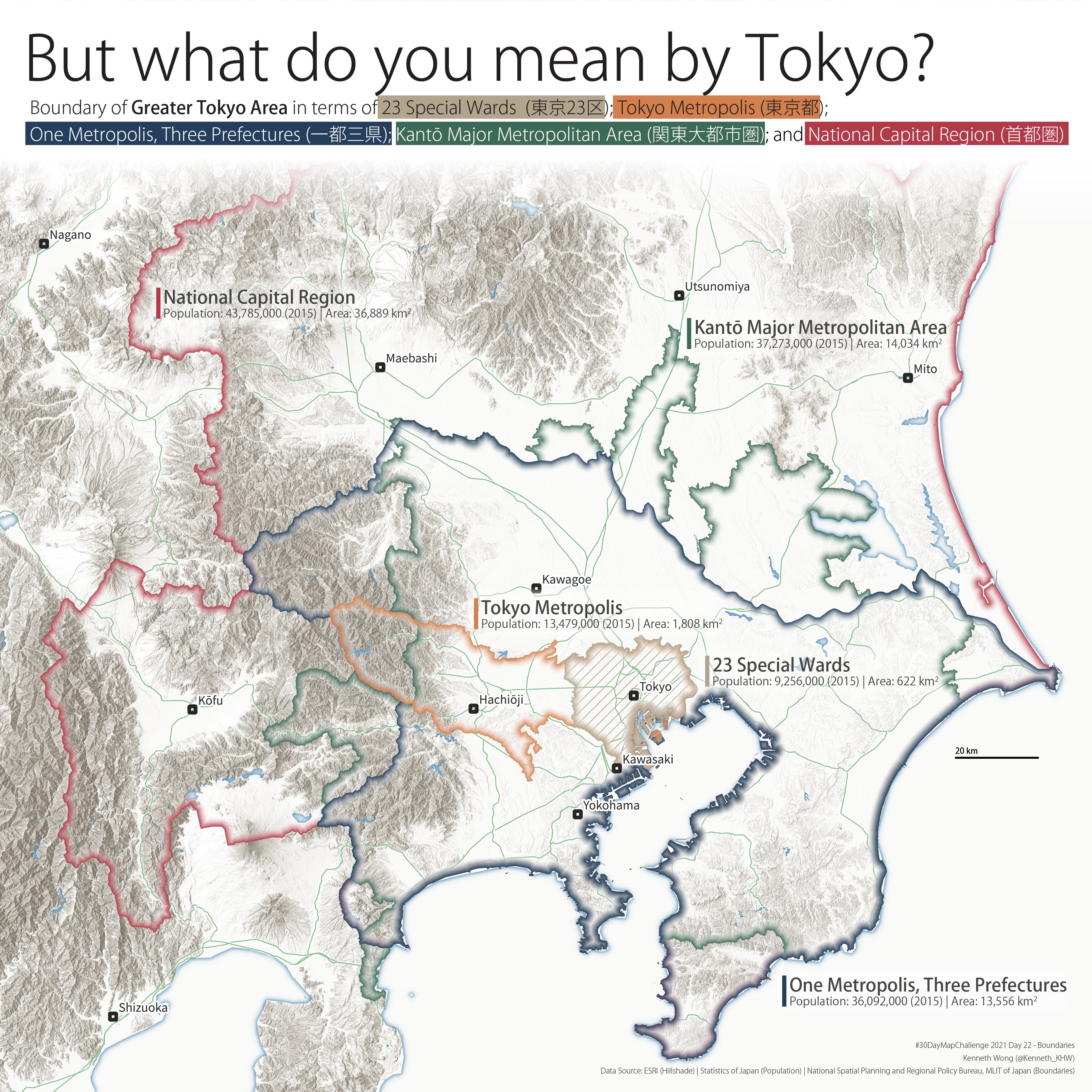 Stats, Maps n Pix: How big is Tokyo?