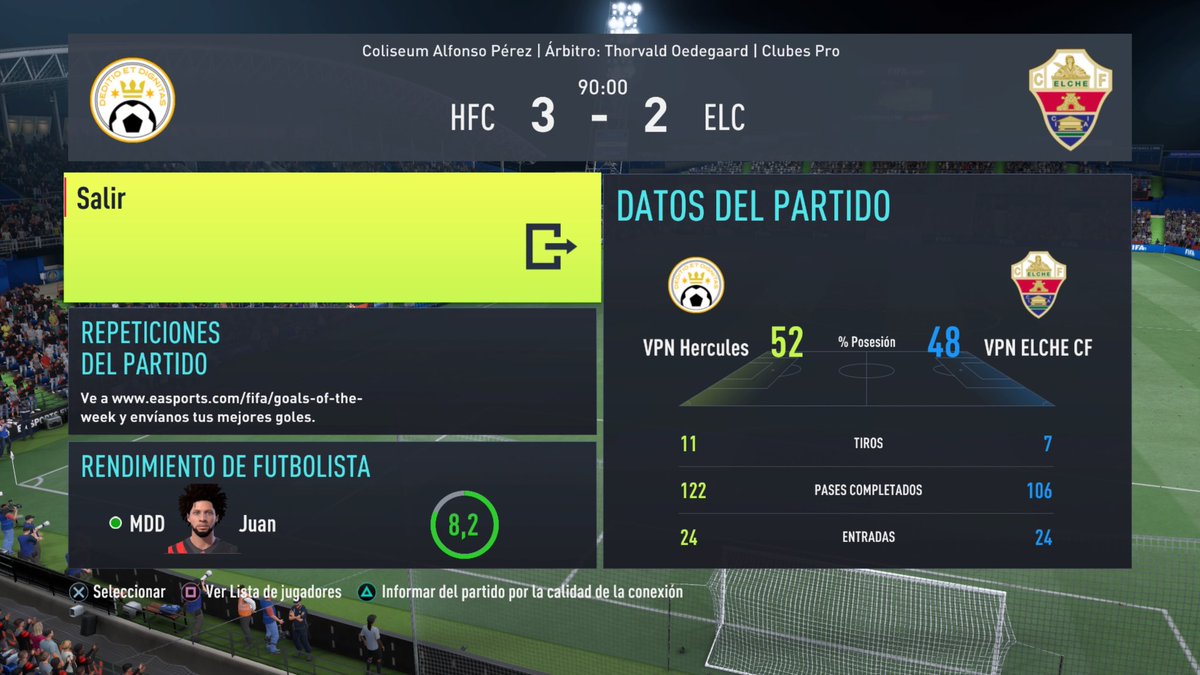 Vpn_Hercules's tweet photo. 🏆 #VPNSPAIN🏆
📅 Jornada 4
🆚 VPN ELCHE
⚽️ 2-3✅
Empezamos dormidos ante un gran rival que se puso 0 - 2 en el marcador pero dimos un paso al frente y pese al gran nivel del rival conseguimos darle la vuelta al resultado, dormimos líderes! https://t.co/2JbsGVh4rk