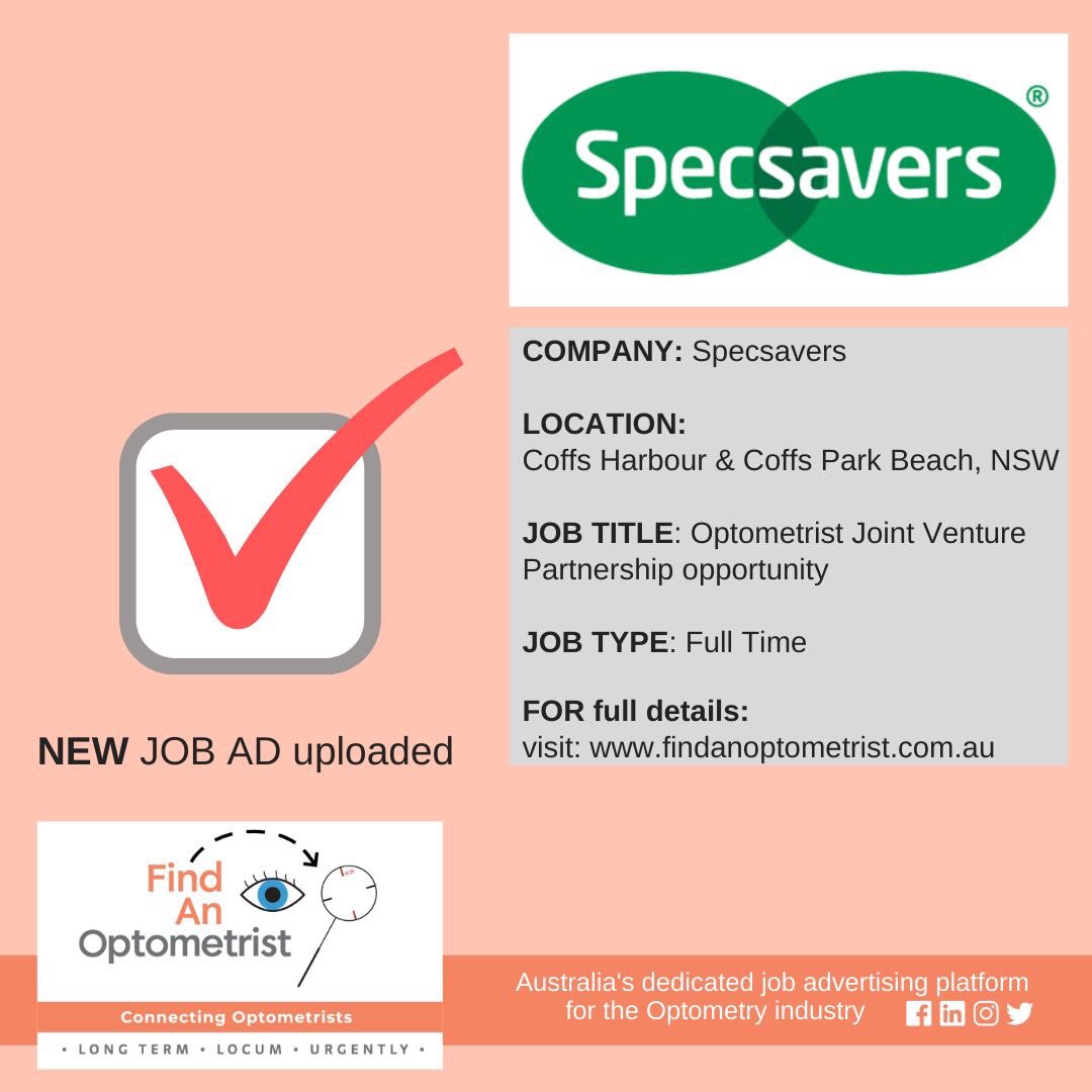 OptometristFind's tweet photo. To view full Ad on the Find an Optometrist website, please click here: https://t.co/ca7Eg4Gz6j #optometrists #optometrist #optometry #optometryaustralia #RANZCO https://t.co/1x4Z323LpZ