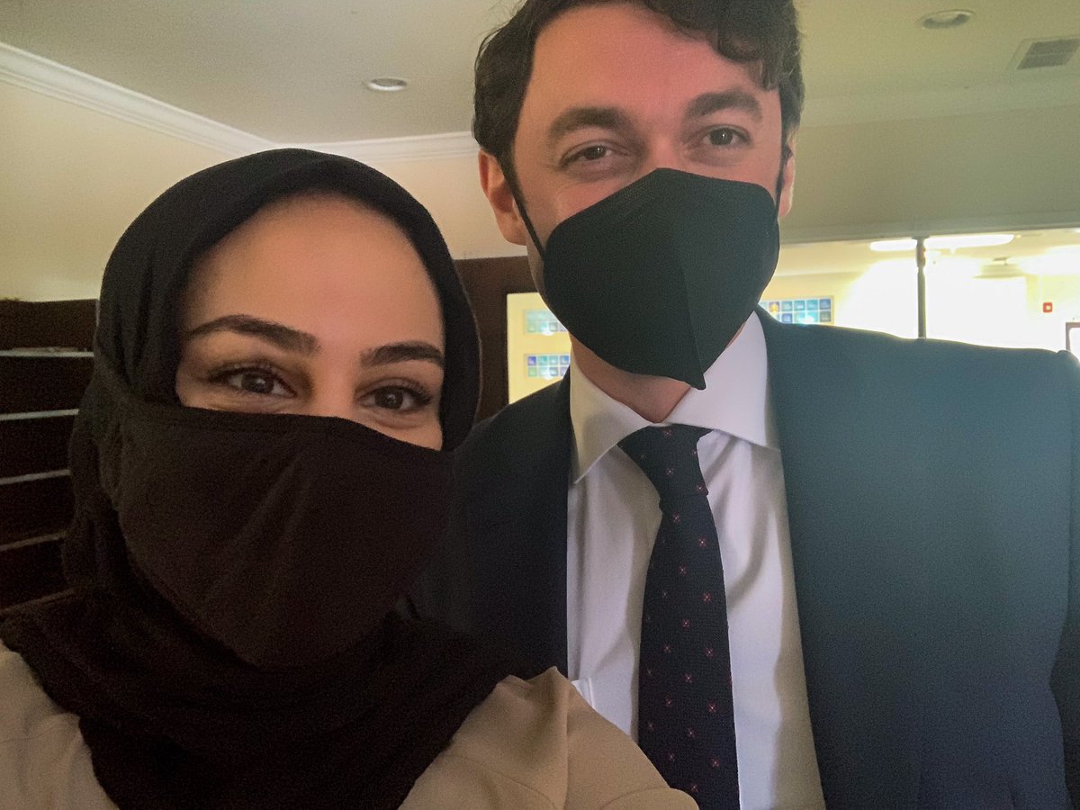 maeldahshoury's tweet photo. 4 years ago, @ossoff visited my masjid in my home district to learn about the Muslim community and what issues he could advocate for on our behalf. 

Today, he returned as my Senator and boss to keep doing just that. 

This is the power of community engagement. https://t.co/Qy7kbJcbVL