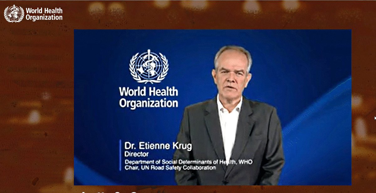 An honour to be with you <a href="/ZolekaMandela/">Zoleka Mandela</a> for <a href="/WHO/">World Health Organization (WHO)</a> #WDoR2021 commemoration &amp; remember our beautiful daughters, your Zenani &amp; my Sarah, both taken in such avoidable road crashes. And thank you WHO for this opportunity to tell the world why we must get everyone home safe #RoadSafety
