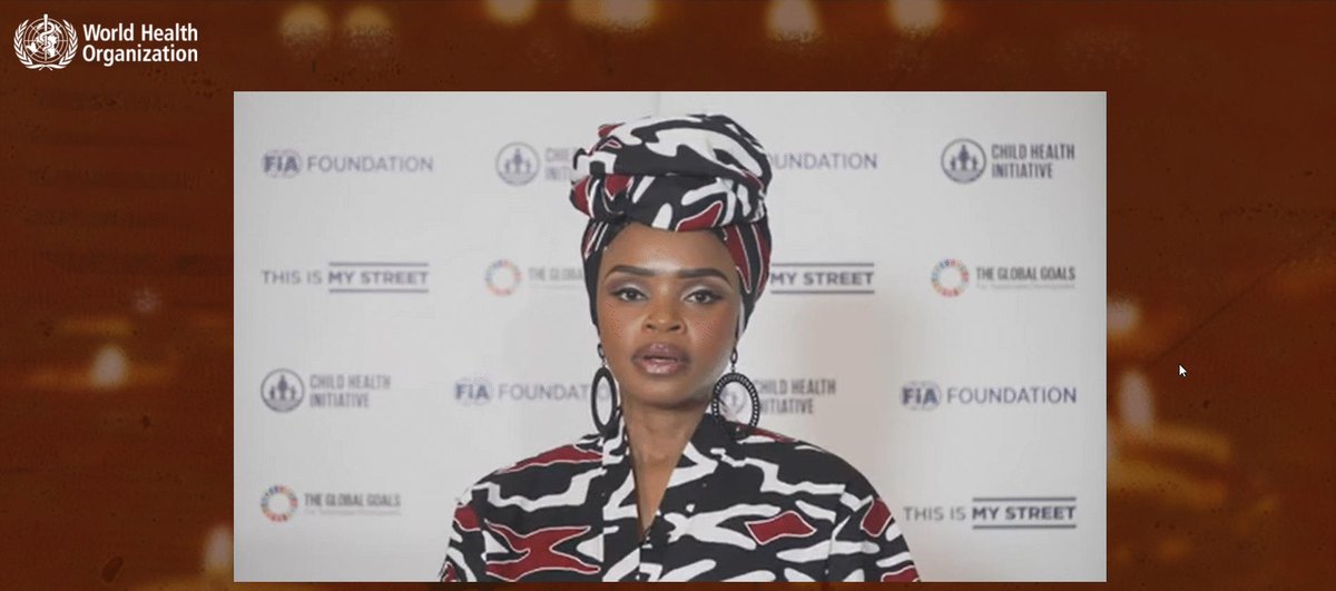 SarahGroup's tweet photo. An honour to be with you @ZolekaMandela for @WHO #WDoR2021 commemoration &amp; remember our beautiful daughters, your Zenani &amp; my Sarah, both taken in such avoidable road crashes. And thank you WHO for this opportunity to tell the world why we must get everyone home safe #RoadSafety https://t.co/GhGE1CMHeW