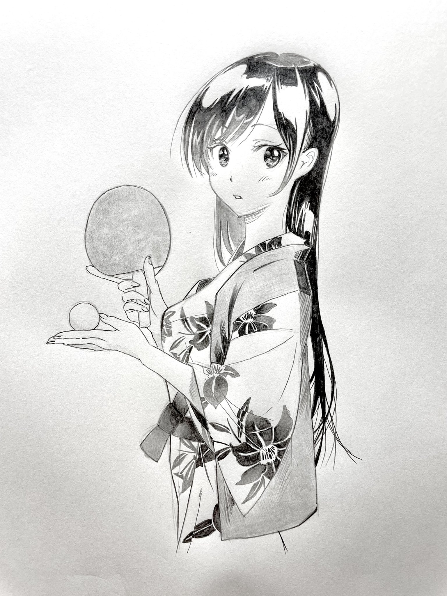 彼女、お借りします2期　複製原画　水原千鶴 9/5までの出品】彼女、お借りします2期 複製原画 水原千鶴