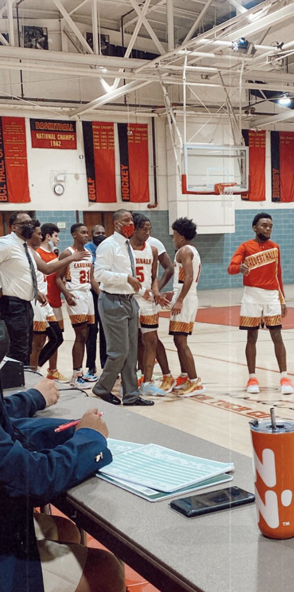 FINAL: Calvert Hall 74 Gerstell 24

‘23 Karim Harris finishes with 25 points 
‘23 Mike Williams logs 14 points

It’s the 1st career win for former NBA vet Gary Neal as a head coach.