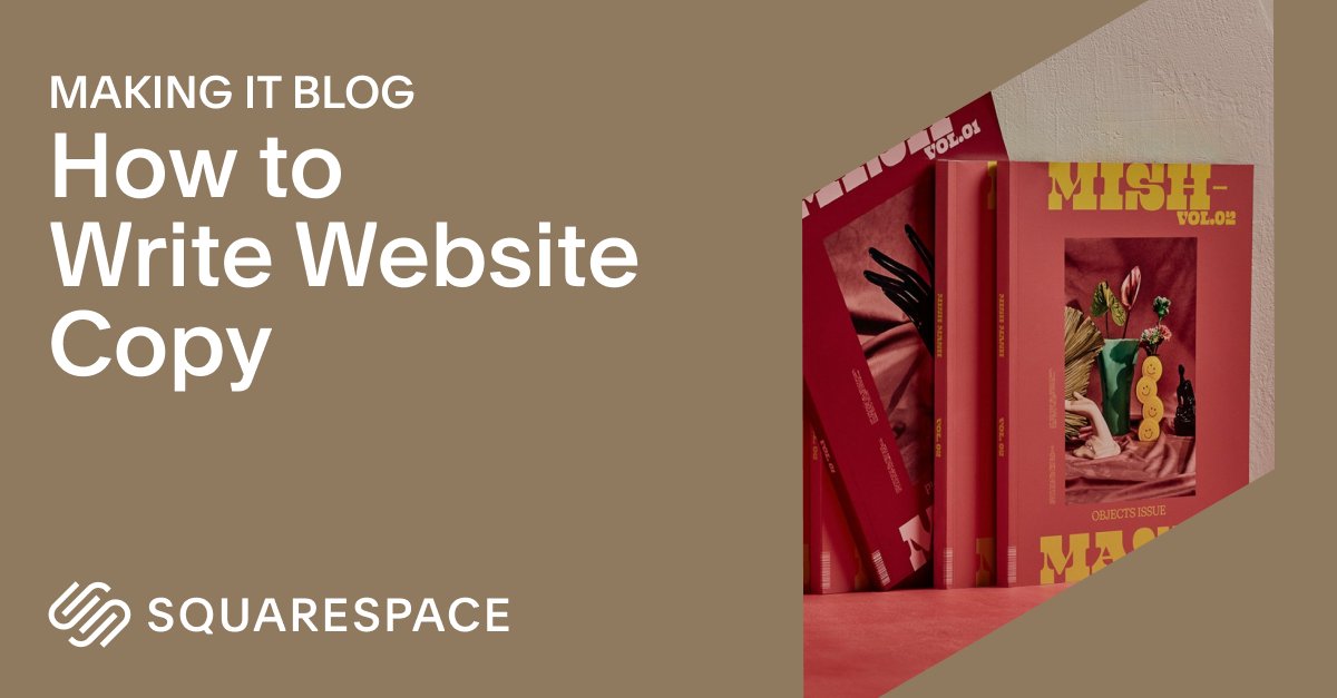 squarespace's tweet photo. Writing website copy that informs and engages your audience is a crucial part of your action plan to launch or revamp your small business website. Once you’ve chosen a website template, copywriting should be next on your to-do list: https://t.co/tSBvATPLbj https://t.co/HaTuttQE6e
