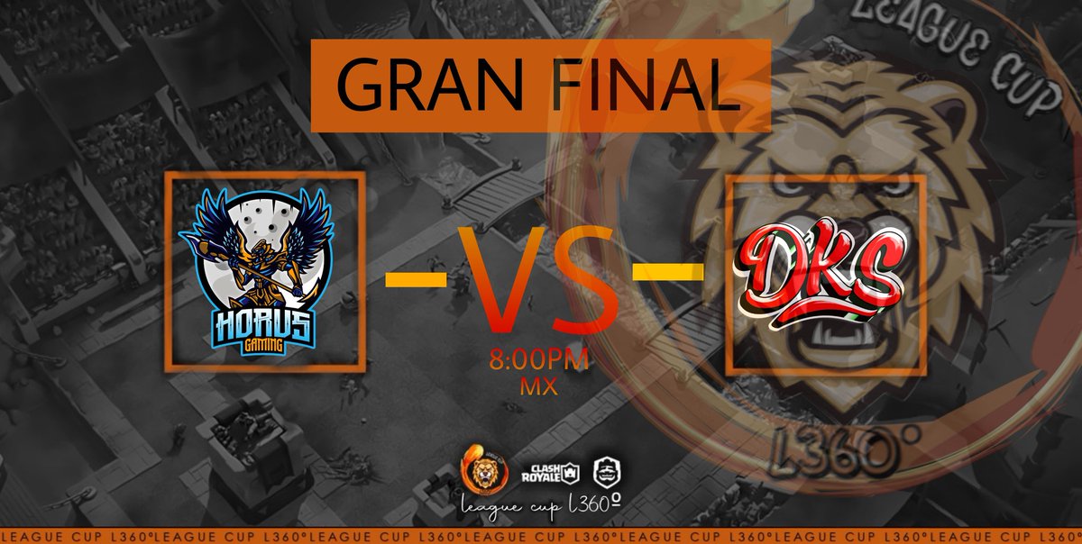 #ClashRoyale | GRAN FINAL 

EMPIEZA LA CUENTA REGRESIVA HOY LUNES 22/11/2021 A LAS 8:00PM🇲🇽. 

<a href="/HorusGaming_14/">Horus Gaming</a> 
🆚
<a href="/DarkSoldiersOfc/">Dark Soldiers</a> 

Después de 7 largas jornadas y una dura pelea en play off  a llegado la hora de la GRAN FINAL 

SUERTE EQUIPOS.

🧑‍✈️| <a href="/D_Danny01/">DANNY CR 😊</a>
🎙| <a href="/kevincito_CR/">Kevincito</a>