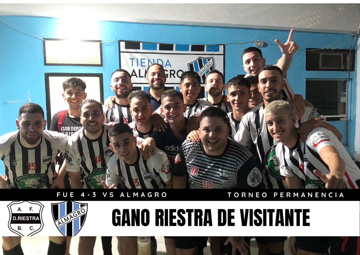 En la visita a Almagro el malevo venció 4-3. 
Fecha 11.
#ElUnicoDePompeya