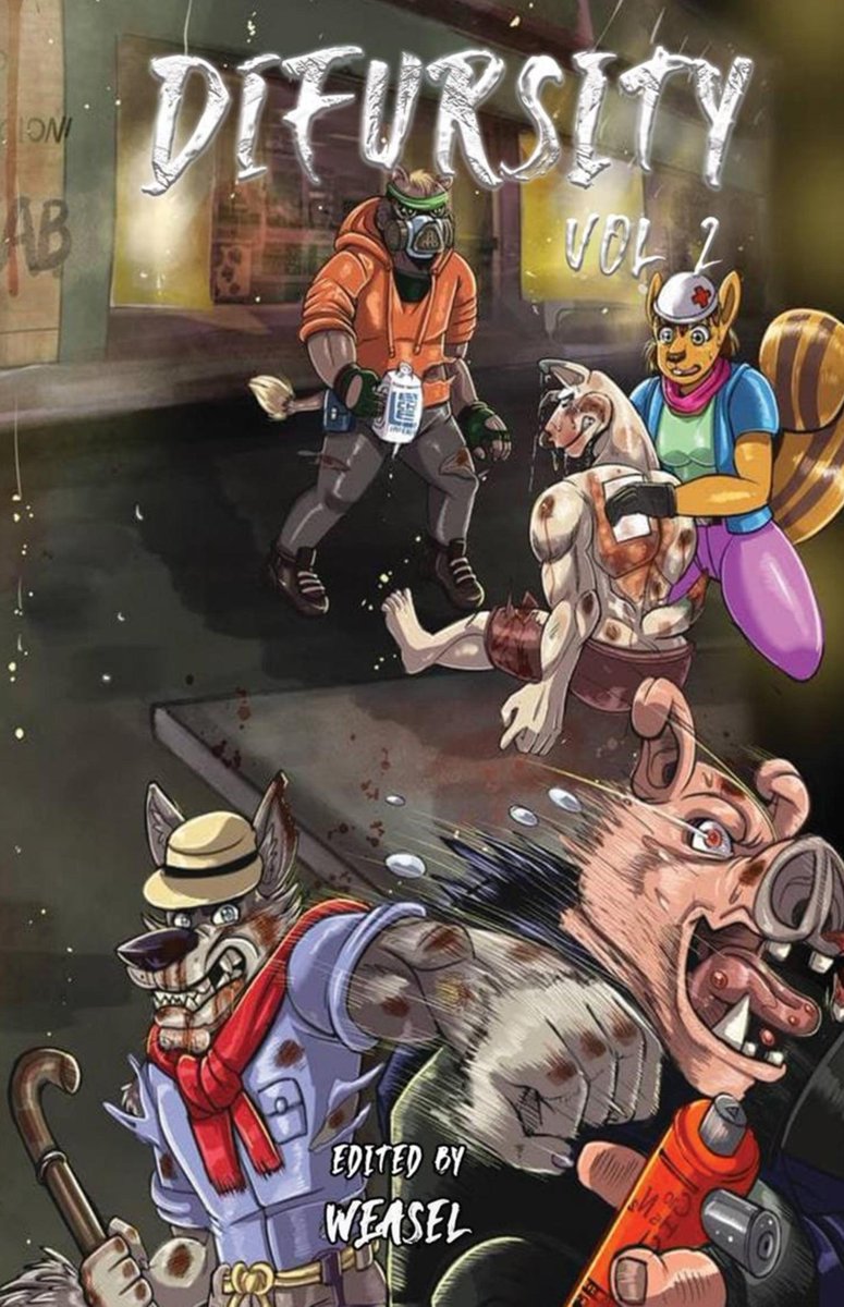 NOW AVAILABLE: Difursity Vol. 2! Difursity has returned with another volume featuring BIPOC furs in fiction, essays, art, and more. Featuring work from @bobbializaman, <a href="/HJPang3/">H.J. Pang</a>, <a href="/ThaiSibir/">Allison Thai 🐺💉🩺</a>, <a href="/song_roo/">AL Song Roo</a> and edited by <a href="/systmaticweasel/">Izzy T 🔜 AC</a>, look read and listen! 
thurstonhowlpub.storenvy.com/products/33834…