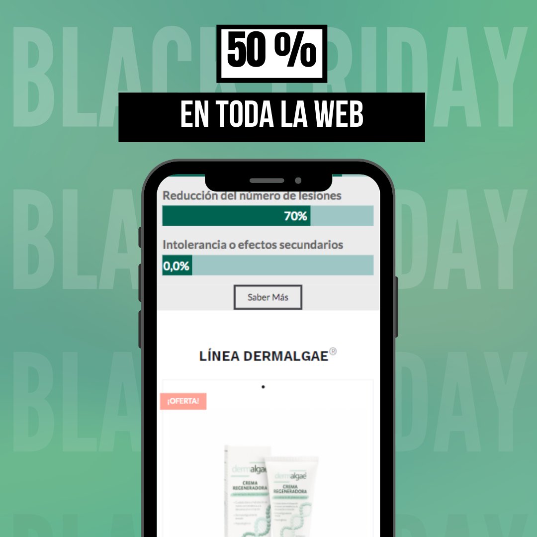 dermalgae's tweet image. ¡Todo a MITAD DE PRECIO! 📣
Dermalgae, con extracto de plancton marino, es la solución ideal para el cuidado de tu piel 😊
🍃 Con extracto de plancton marino
👩‍⚕ Dermatológicamente testada
🛒 tienda.dermalgae.com/store/