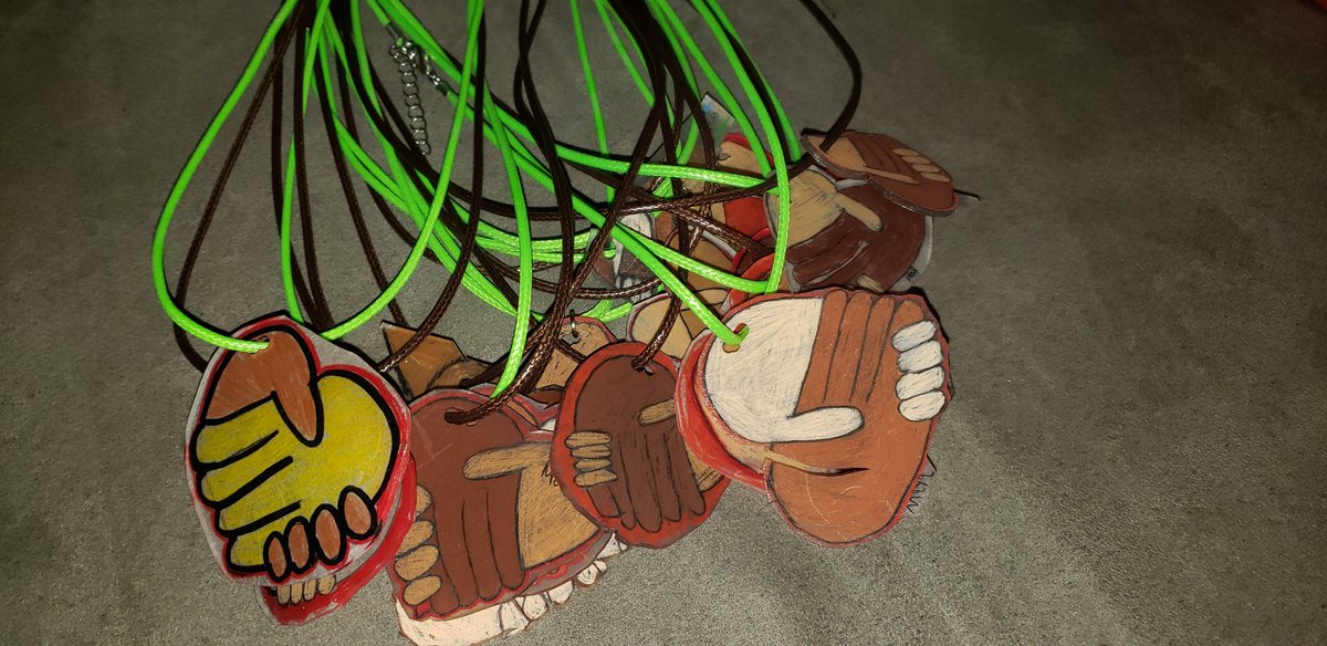 After reading a Junior Great Books text-- my creative 5th graders successfully created their own badges! I can't wait to show them how their shrinky dink artwork turned out! #friendshipbadges #celebratekindness